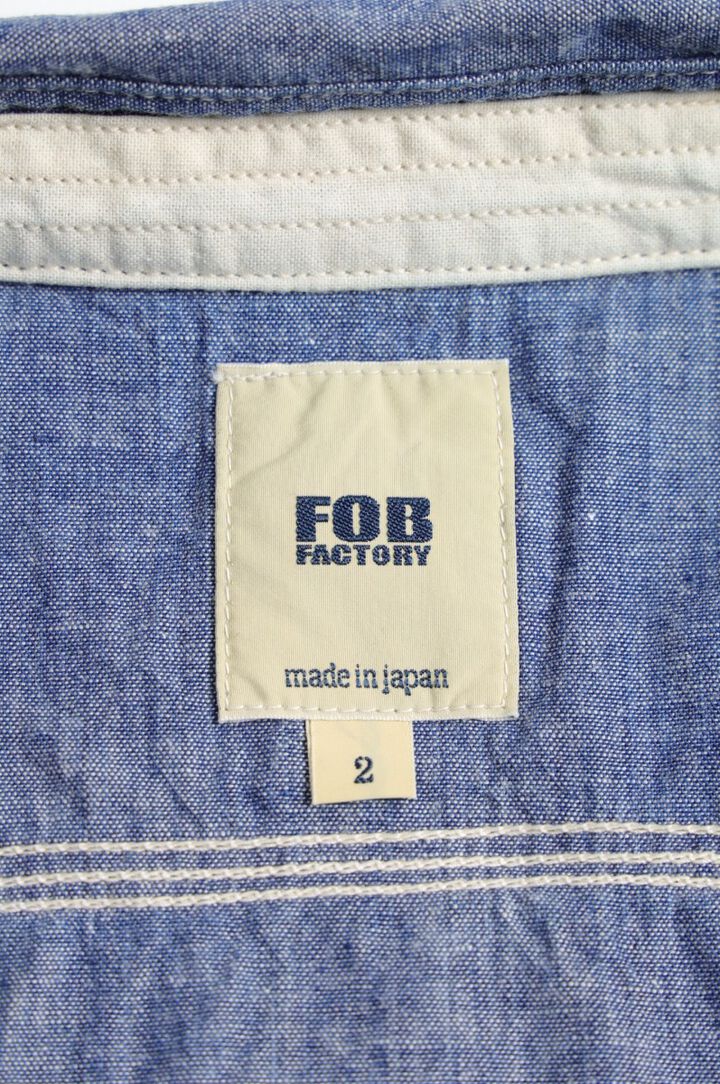 F3494 5OZ CHAMBRAY WORK SHIRT-One Wash-S,, medium image number 3