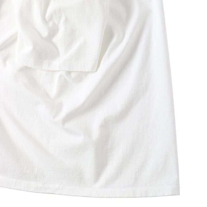 BR-25310 14/-GOAT TEE Solid Color,WHITE, medium image number 3