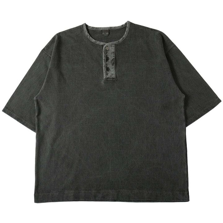 BR-25207【BIG COZUN】COZUN Native Concho Work Henley Neck T-Shirt【Button Works】,OLIVE, medium image number 11