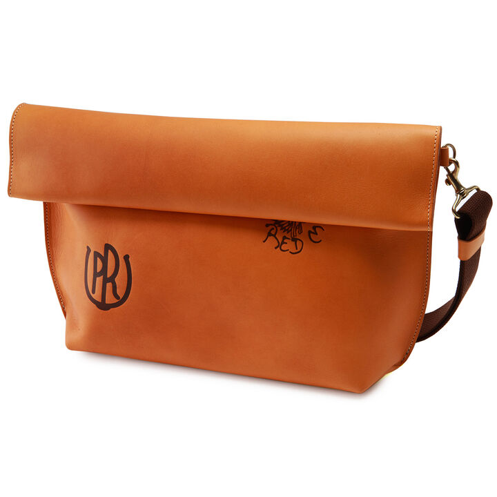PAILOT RIVER PR-OVNM-SBW (REDMOON) Shoulder Bag PR-OVNM-SBW (Oil Leather Black
 Oil Leather Red Brown
 Oil Leather Dark Brown
 Oil Leather Camel Brown),OIL LEATHER RED BROWN, medium image number 2