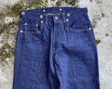 GZ-13LST-C01 13OZ Loose Straight Jeans D.ID-One Washed-38,, small image number 2