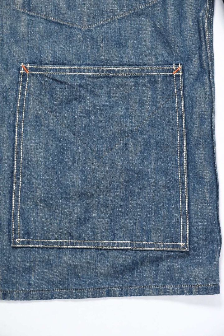 Lot. 888 10oz Military Denim Coverall (Used wash),, medium image number 6