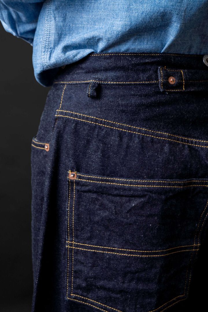 M101S (001) 14oz SEA ISLAND WAIST OVERALL,, medium image number 14