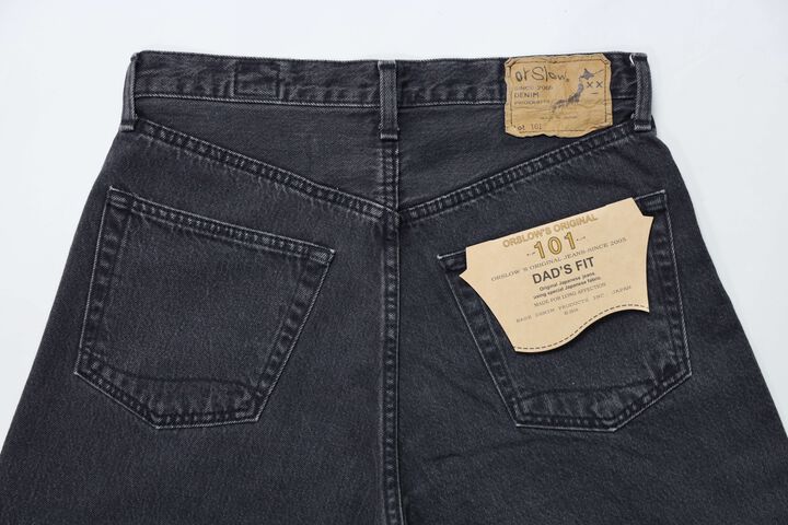 101 DAD'S FIT DENIM PANTS (BK DENIM STONE) 01-1010W-D61S,, medium image number 6