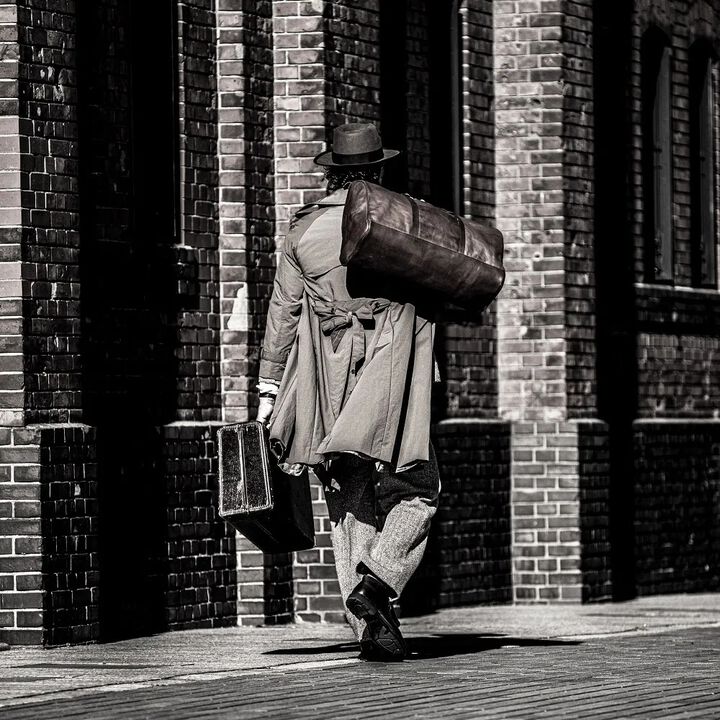 VS-261L LEATHER TRAVEL BOSTON BAG - Brown,BROWN, medium image number 6