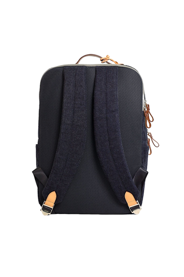 K-9 Backpack-DENIM x Vegetable Tanned Leather,DENIM x Vegetable Tanned Leather, small image number 1