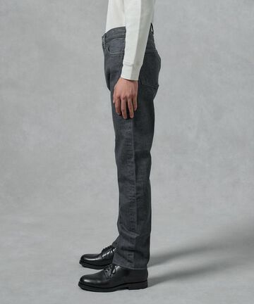 MXJE1100 14oz SELVEDGE GRAY DENIM NARROW TAPERED,, small image number 4