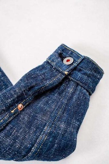 GZ-SKGJ1ST-GRN 15oz Skein (Kase) Dyed JEAN JACKET -WWII 1ST- (GREEN INDIGO),, small image number 5