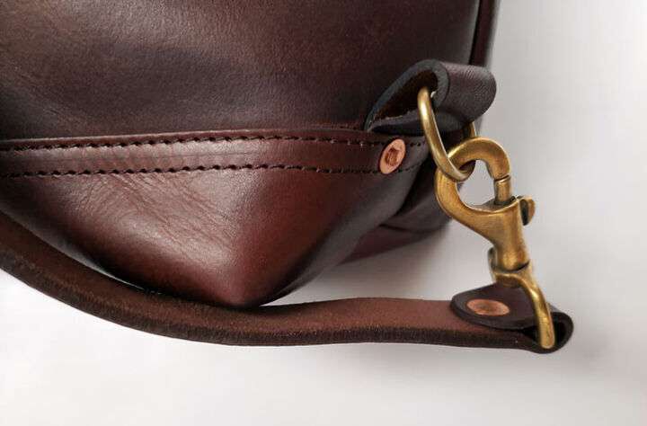 VS-205L LEATHER ROLL TOP Back pack (BROWN),, medium image number 8