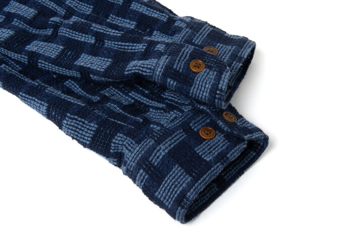 【Pre-Order】5757 Indigo NORAGI Work Shirts,INDIGO, medium image number 5