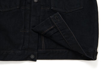 SP-121 18oz 45th AMAMI DOROZOME x INDIGO Denim Jacket,DARK BROWN, small image number 4