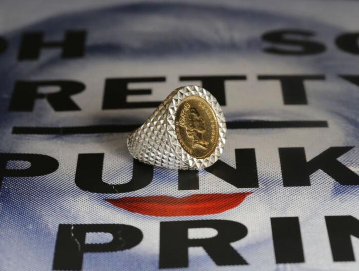 17AAS-202SV Diamond Cut Coin Ring -Silver-,, medium image number 0
