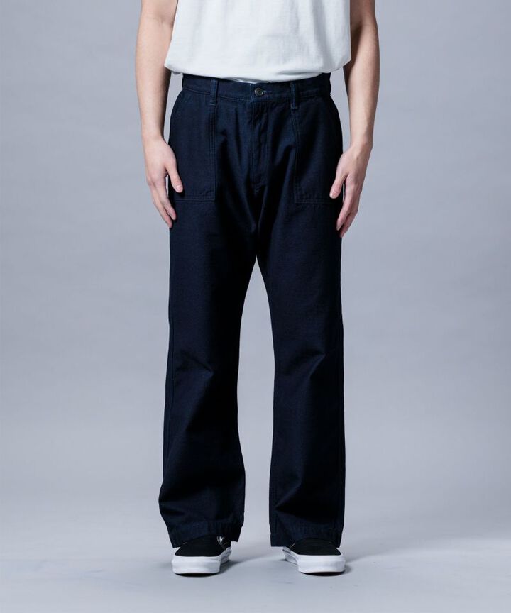 MXPT1004 10.3OZ Indigo Back Satin Baker Pants,, medium