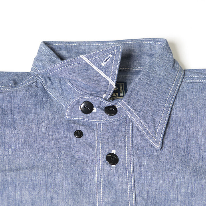 5333A Chambray long-sleeved work shirt,, medium image number 2