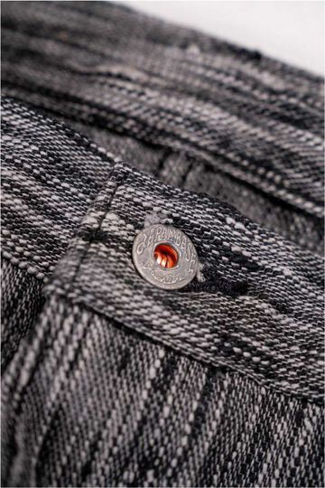 GZ-15SLSTSK-BKGY 15oz Kase Dyed Slim Jeans Black Gray,, small image number 3