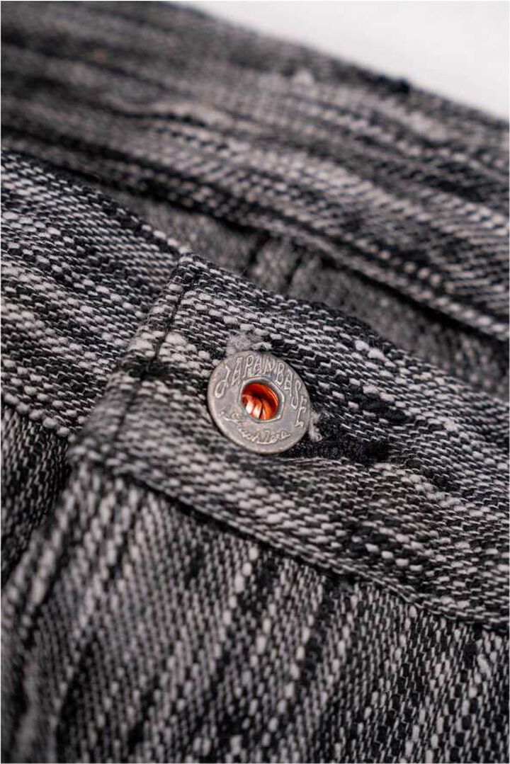 GZ-15SLSTSK-BKGY 15oz Kase Dyed Slim Jeans Black Gray,, medium image number 3