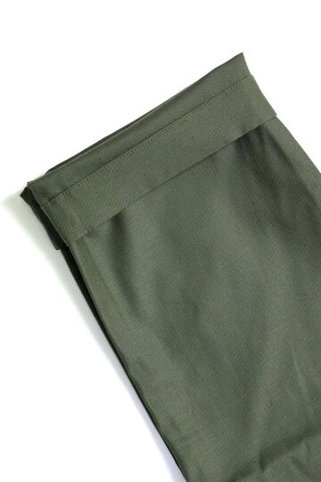 Lot 225 BACK SATIN BAKER PANTS,OLIVE DRAB, small image number 7