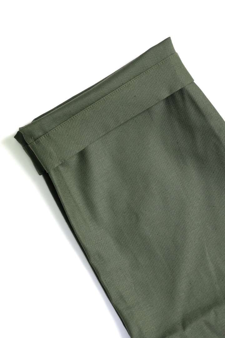 Lot 225 BACK SATIN BAKER PANTS,OLIVE DRAB, medium image number 7