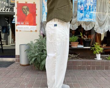 La-TGPT-0503 10oz Tucked Gathered Pants White,, small image number 14