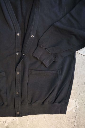 01-0043 LIGHT WEIGHT FRENCH TERRY SWEAT SHIRT CARDIGAN (02 NAVY),, small image number 3