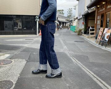 GZ-13LST-C01 13OZ Loose Straight Jeans D.ID-One Washed-30,, small image number 9
