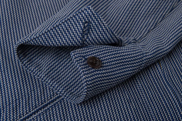 【Pre-Order】4675 Indigo NORAGI Work Jacket,INDIGO STRIPE, medium image number 4