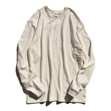 SJSLT-SC01 "Samurai Cotton Project" Long Sleeve Shirt-LIGHT KURI-S,LIGHT KURI, small image number 0