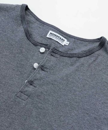 MTS0130M31 HENRY NECK BASEBALL HALF SLEEVE T-SHIRT-WHITE / BURGUNDY-L,WHITE / BURGUNDY, small image number 10