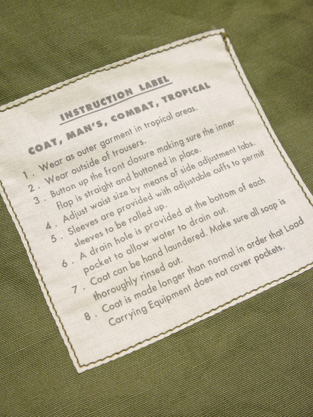 BR12247 Coat Man's Combat Tropical