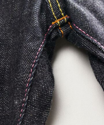G017-MB Copper Label14.7oz Deep Colored Selvedge denim tight Straight-One Washed-30,, small image number 8