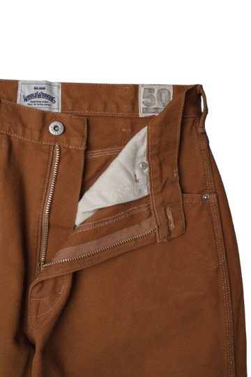 WR545F (53) World Workers 50th Anniversary Duck Painter Pants,BROWN, small image number 2