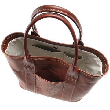 PAILOT RIVER PR-STT-ERM (REDMOON) Tote Bag PR-STT-ERM (Oil Leather Black, Oil Leather Dark Brown, Oil Leather Red Brown),OIL LEATHER DARK BROWN, small image number 7