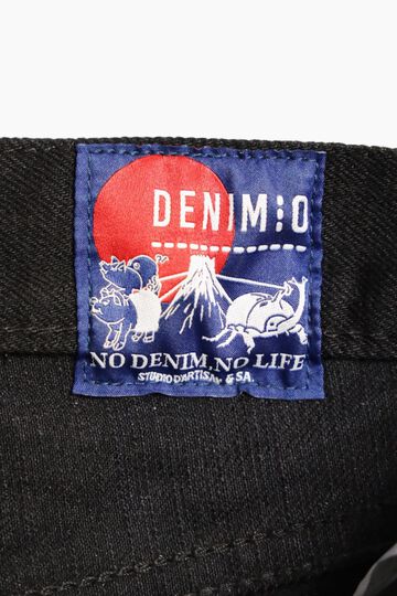DM-009 Studio D'Artisan x Denimio Collab Black Denim Relax Tapered-One Wash-30,, small image number 10