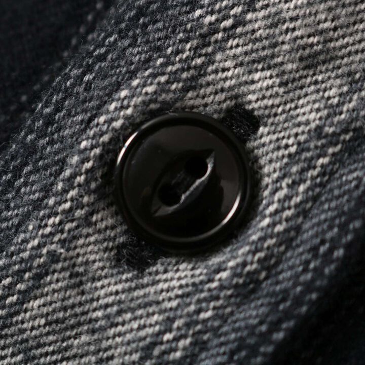 BR-25325 SHAGGY STRIPE SHIRTS,BLACK, medium image number 4