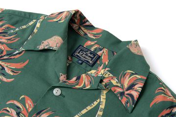 【Pre-Order】5742 Aloha Shirts,GREEN, small image number 4