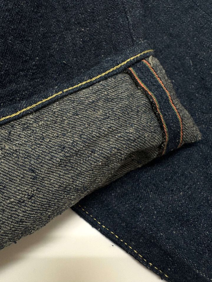 ONI288CCD-GOLV 15oz Crushed Concrete Denim Weft: Grayish Olive Kabuki Selvedge Regular Straight,, medium image number 12