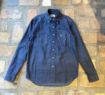 GZ-SBDKN-0310 Graphzero standard button-down L / S shirt Kendo BL,, small image number 1