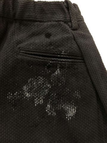 233PT20 Ancient Dyed Sashiko / W-Tuck Pants,LOGWOOD BLACK, small image number 16