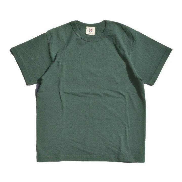 SJST-M HEAVY WEIGHT COTTON PLAIN T-SHIRT,MOSS GREEN, medium image number 0