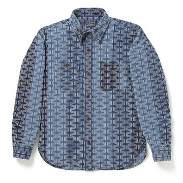 5658 KATSUO SASHIKO SHIRT-B-36,B, small image number 3