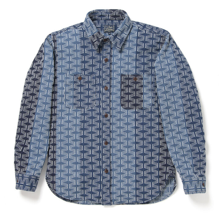 5658 KATSUO SASHIKO SHIRT-B-36,B, medium image number 3