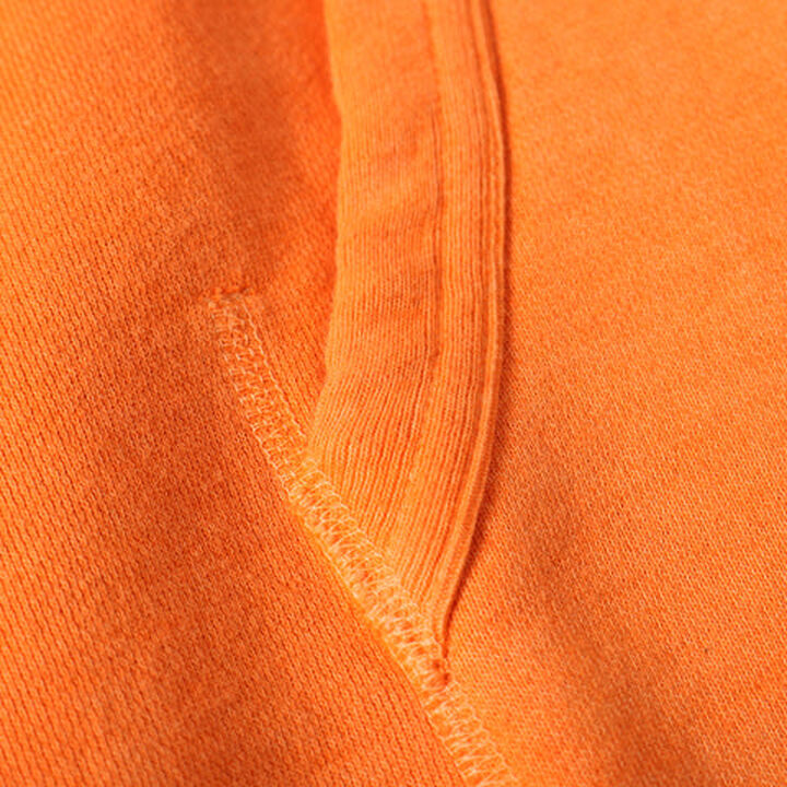 BR-3007PG COZUN PIGMENT-DYE" PULLOVER HOODIE-ORANGE-M,ORANGE, medium image number 6