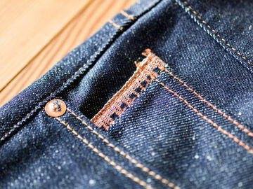  BENGARA JEANS SLIM STRAIGHT(INDIAN RED)(ONE WASHED)-One washed-36,, small image number 6