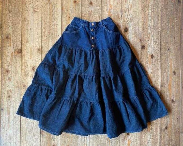 La-TESK-0212 Tiered Skirt (Paisley),, medium