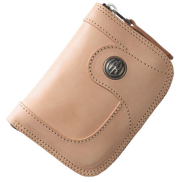 PR-LPHT (REDMOON) Short Wallet (3 COLORS),SADDLELEATHER DARKBROWN, small image number 0