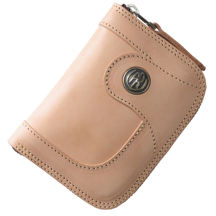 PAILOT RIVER PR-LPHT (REDMOON)  Short Wallet　PR-LPHT (SaddleLeather Black
SaddleLeather DarkBrown
SaddleLeather Natural),SADDLELEATHER DARKBROWN, medium image number 0