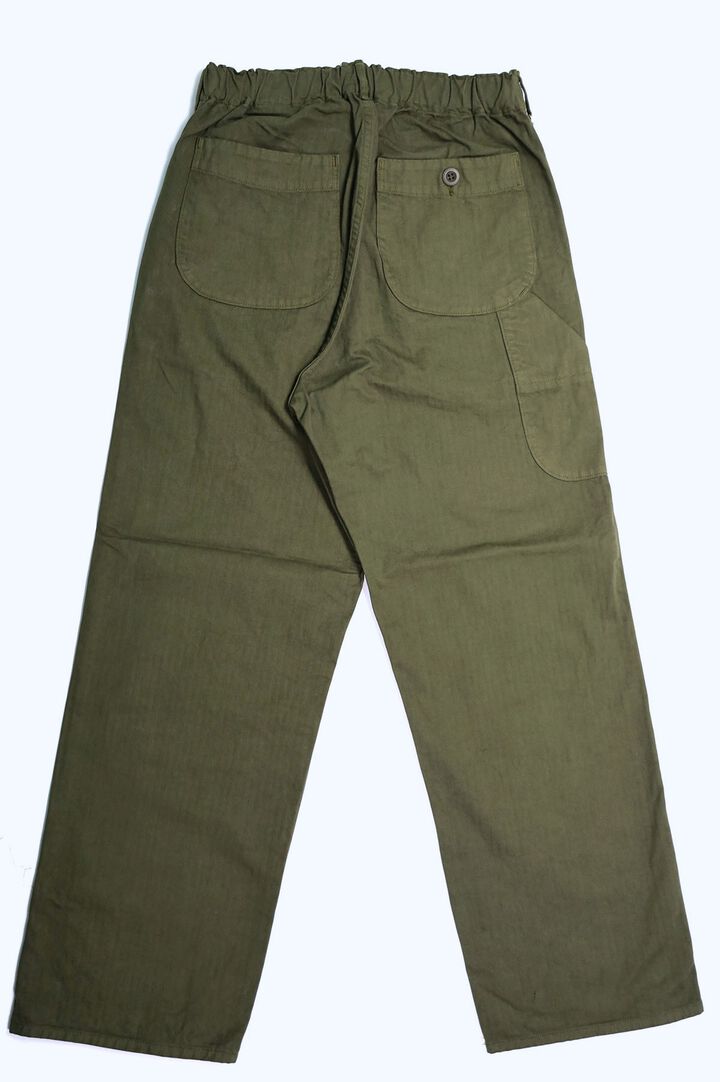 03-5011 WIDE FIT FRENCH WORK PANTS (76 Army Green),, medium image number 1