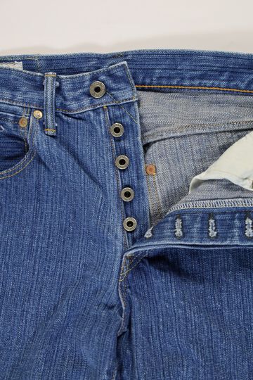 ONI-510-SHMKIWAMI-BO 16oz Natural Indigo Rope Dyed Denim Biological Fade Processing Semi-Handmade Straight-One Washed-29,, small image number 2