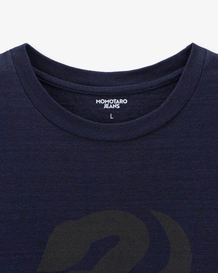 MXTS1046 6.1OZ YARN DYED S/S TEE - SNAKE,INDIGO, medium image number 2