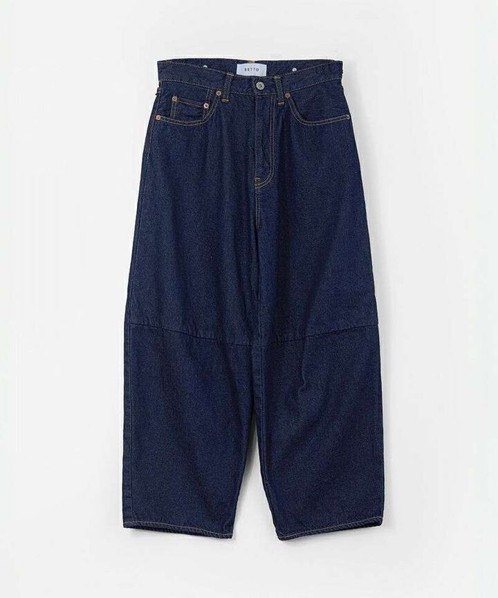 STPT0020 KNEE JEANS 11oz Denim,LID, medium image number 2